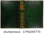 Vintage Leather Open Book Cover ...