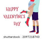 banner for valentine's day ... | Shutterstock .eps vector #2097218743