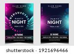 night dance party music layout... | Shutterstock .eps vector #1921696466