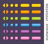 buttons of different colors and ... | Shutterstock .eps vector #1935245336