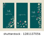  elegant banner set | Shutterstock .eps vector #1281137056