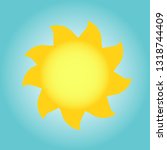 sun shape in summer | Shutterstock .eps vector #1318744409