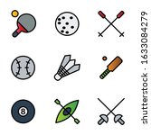 sport icon set outline style... | Shutterstock .eps vector #1633084279