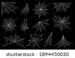 set of spider web and halloween ... | Shutterstock .eps vector #1894450030