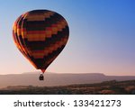 Hot Air Balloon At Sunrise