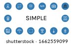 set of simple icons. such as... | Shutterstock .eps vector #1662559099