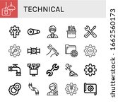 set of technical icons. such as ... | Shutterstock .eps vector #1662560173