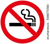 icon pictogram prohibited sign... | Shutterstock .eps vector #508875580