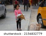 Small photo of Palestinians in the street in the Rafah refugee camp in southern Gaza Strip, on May 15, 2022. On May 15, the Palestinians commemorate the "Nakba" or "the catastrophe".