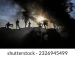 Small photo of Palestinians take part in a demonstration near the border between Israel and Gaza during a protest against the Israeli attack on the Jenin refugee camp in the West Bank. east Gaza Strip, July 4, 2023