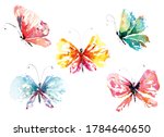 illustration butterfly painted... | Shutterstock . vector #1784640650