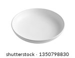 japanese white ceramic dish on... | Shutterstock . vector #1350798830