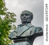 Small photo of TARTU, ESTONIA - JULY 22, 2016: Monument to Nikolay Pirogov, a prominent Russian scientist, medical doctor, founder of field surgery. Monument by Arseni Molder and Juhan Raudsepp was erected in 1952.