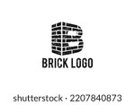 Brick Logo Design Initial...
