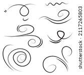 doodle wind illustration vector ... | Shutterstock .eps vector #2117265803