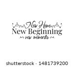 new home  new beginning  new... | Shutterstock .eps vector #1481739200
