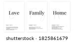 love family home definition ... | Shutterstock .eps vector #1825861679
