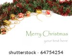 christmas decoration isolated... | Shutterstock . vector #64754254