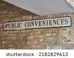 Public Conveniences Toilet Sign ...