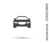 car icon. vector  eps 10  | Shutterstock .eps vector #1243213843
