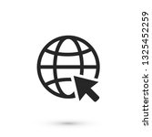 internet arrow icon vector eps... | Shutterstock .eps vector #1325452259