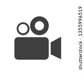 video camera vector icon | Shutterstock .eps vector #1355996519