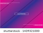 geometric background. dynamic... | Shutterstock .eps vector #1439321000