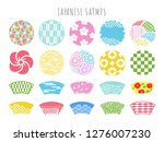 traditional japanese symbols... | Shutterstock .eps vector #1276007230