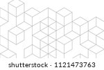 vector abstract boxes... | Shutterstock .eps vector #1121473763