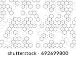 vector abstract boxes... | Shutterstock .eps vector #692699800