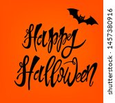 happy halloween  vector stock... | Shutterstock .eps vector #1457380916