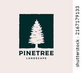pine tree landscape logo design ... | Shutterstock .eps vector #2167179133