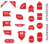 tags set. vector badges and... | Shutterstock .eps vector #1476335156