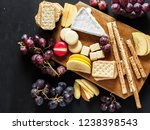 Cheese Platter On Cutting Board ...