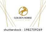 Golden Horse Logo Design....