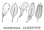 abstract set doodle elements... | Shutterstock .eps vector #2110527470