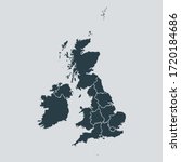United Kingdom Map Vector ...