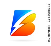 Blitz Logo Letter B Concept