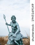 Small photo of Neptune Poseidon Statue in Cape Charles