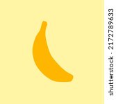 Cartoon Banana Fruit Isolated...