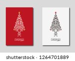 simple christmas card | Shutterstock .eps vector #1264701889