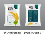 premium rice product package... | Shutterstock .eps vector #1906404853