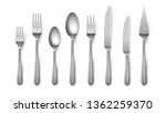 realistic cutlery. silverware...