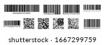 barcodes. qr code product...