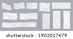 realistic textile banners. 3d... | Shutterstock .eps vector #1902017479