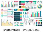 charts and diagrams. graphical... | Shutterstock .eps vector #1932073553