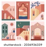 abstract architecture posters.... | Shutterstock .eps vector #2036936339