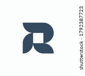 letter r logotype. icon logo... | Shutterstock .eps vector #1792387723
