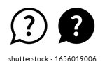 question mark set of vector... | Shutterstock .eps vector #1656019006