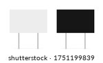yard sign vector isolated blank ... | Shutterstock .eps vector #1751199839